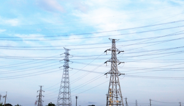 送電線の画像